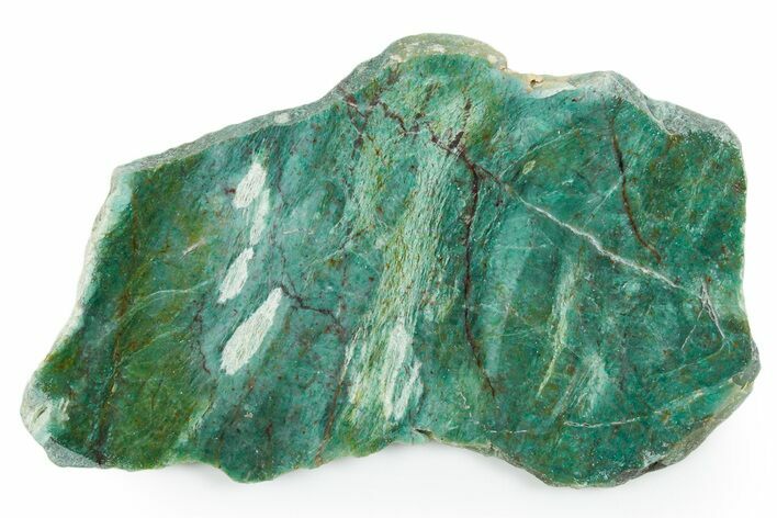 Polished Prase Chert (Dragon Stone) Slab - Australia #353707